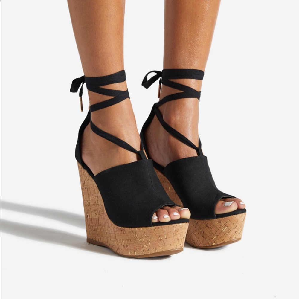 Elish Cork Platform Wedge